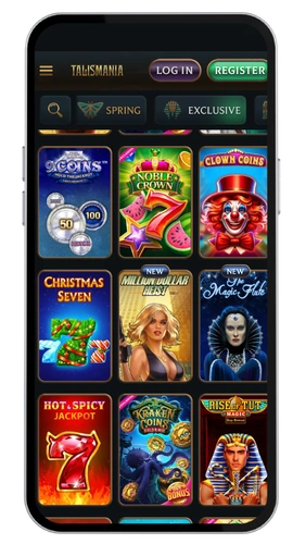 Talismania Kasino mobiili